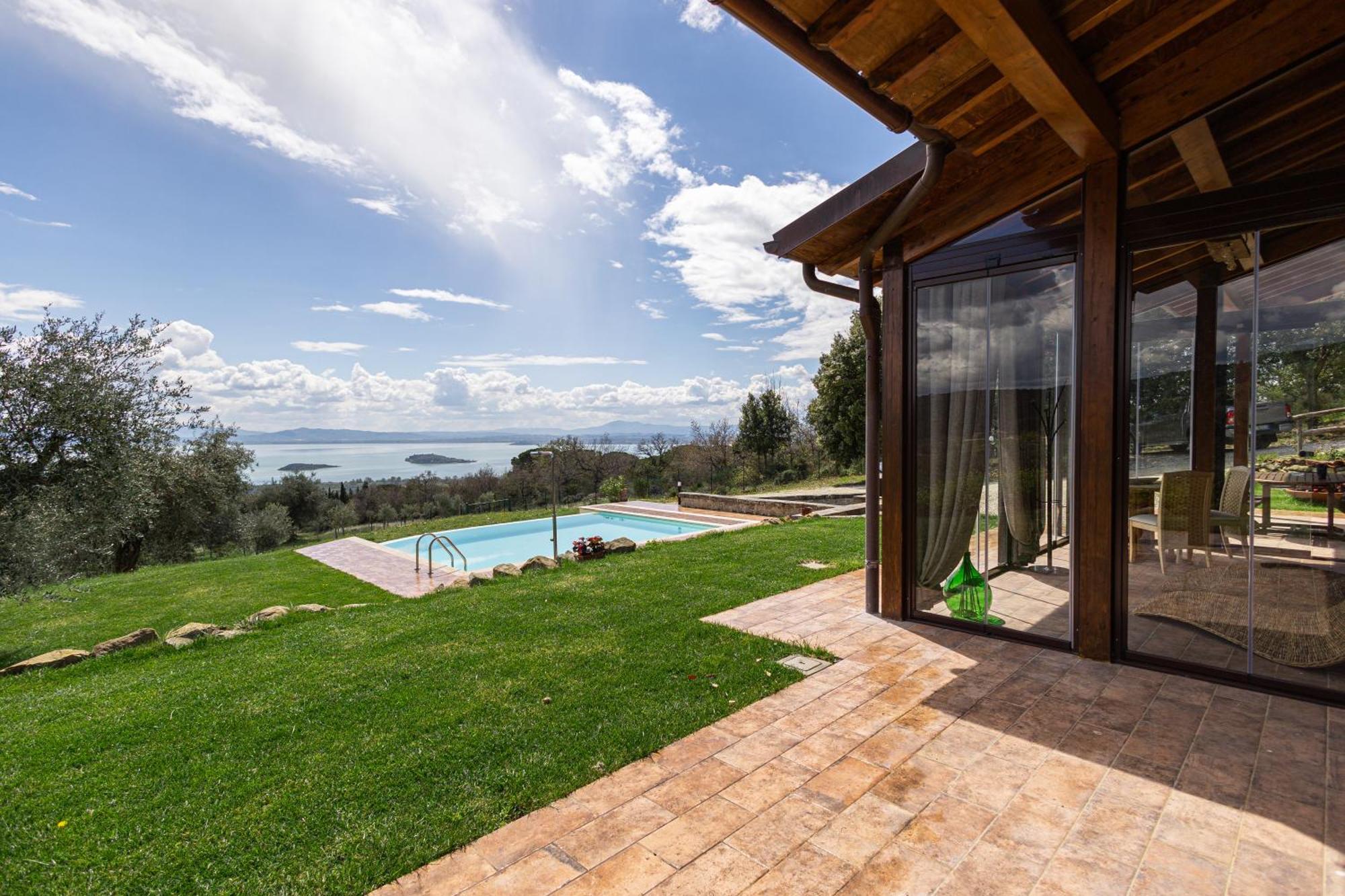 Di Colle In Colle - Country House With Private Pool Villa Tuoro sul Trasimeno Exterior photo